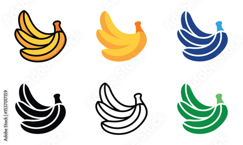 Banana Icon (Multiple style).