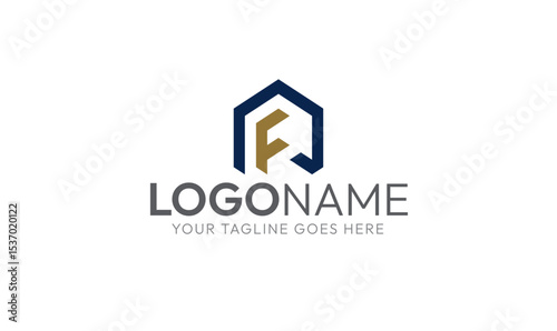 Free Download Modern Letter F Logo: Professional & Minimalist Design logo, Real Estate Logo - GFXLoad