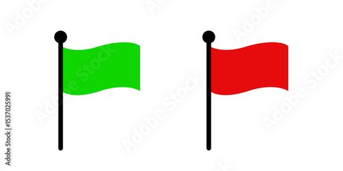 Red Green Flag
