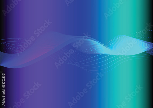 Line technology abstract background. Concept of cyberspace digital futuristic, curve connection, wave partical vector, tech motion, neon glow energy, communication flowing, speed stiped, innovation.