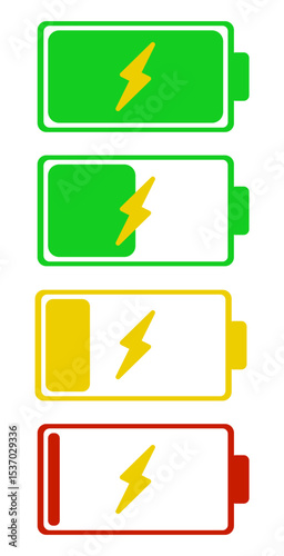充電中を示すバッテリーのアイコン