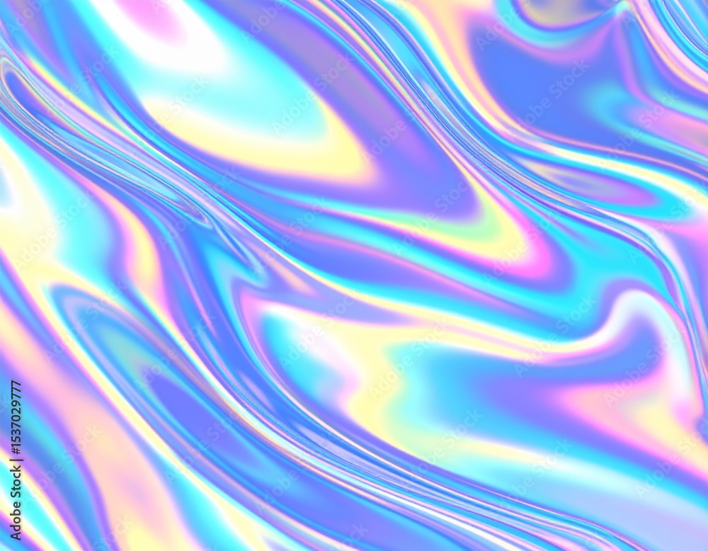 Fototapeta premium Abstract holographic neon foil background, holographic paper blurred background,