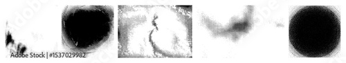 Vector Abstract vector shapes display dynamic distortion effects.