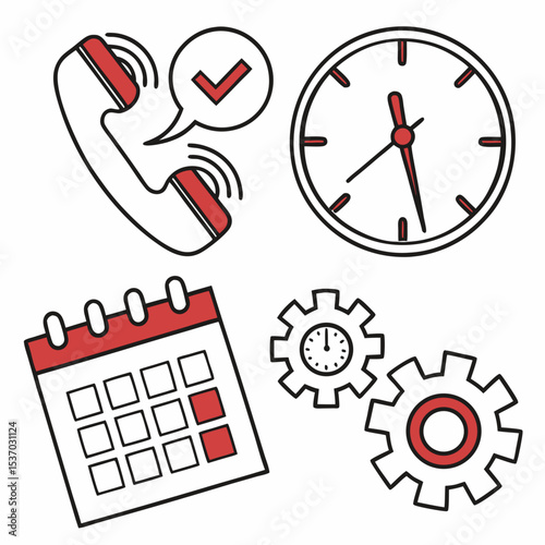 Time management planning organization scheduling efficiency productivity workflow