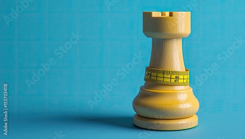 Chess piece measured