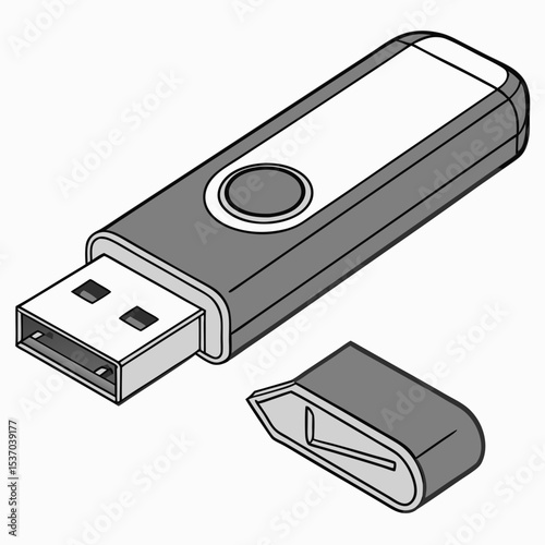 Usb flash drive data storage device technology gadget