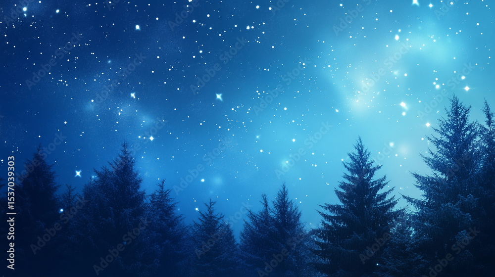 Naklejka premium Stars in the Sky. sky, stars, beautiful, landscape, night