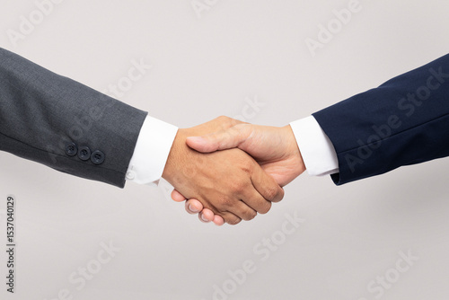 Business agreement handshake hand gesture