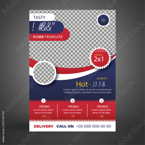 food flyer design 