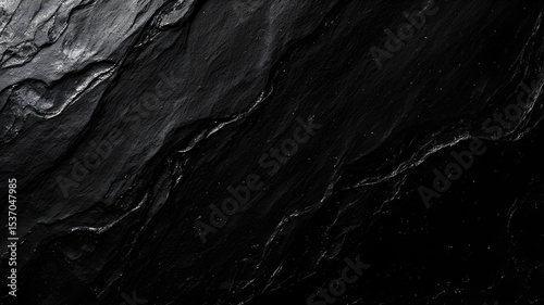Black stone texture for background