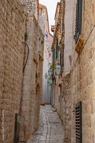 Fototapeta Naklejka Na Ścianę i Meble -  narrow street in the old town