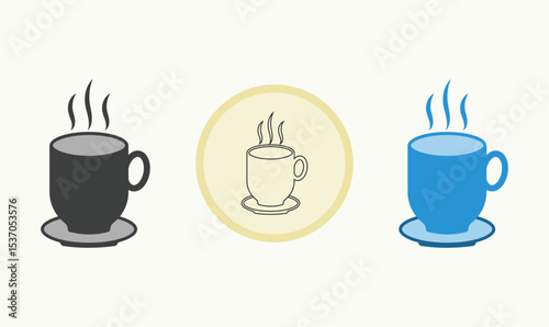 Tea Cup Icons: Vector Graphics for Websites and Apps icon