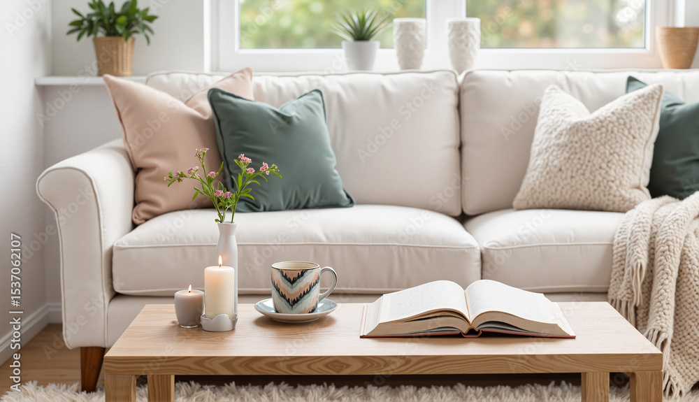 Obraz premium living room interior