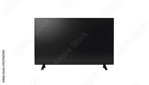 TV lcd monitor isolated on transparent background 