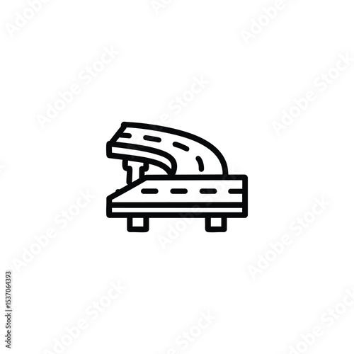 Highway Overpass Road Structure Icon