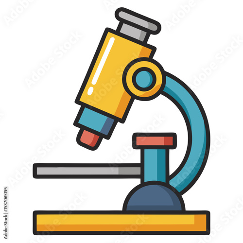 illustration of a microscope