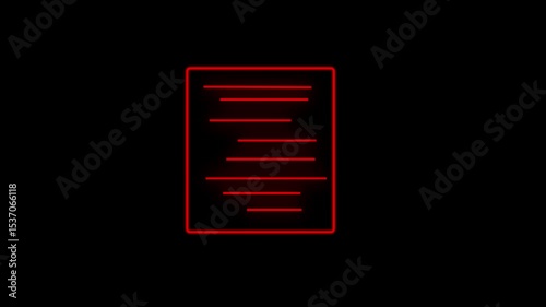 document icon board document list icon animation . survey or agreement editable stroke icons isolated.  note, or a list icon medical test, note note pad office outline pad paper pictogram ..