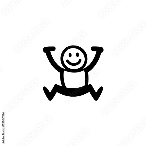 happy cartoon character
