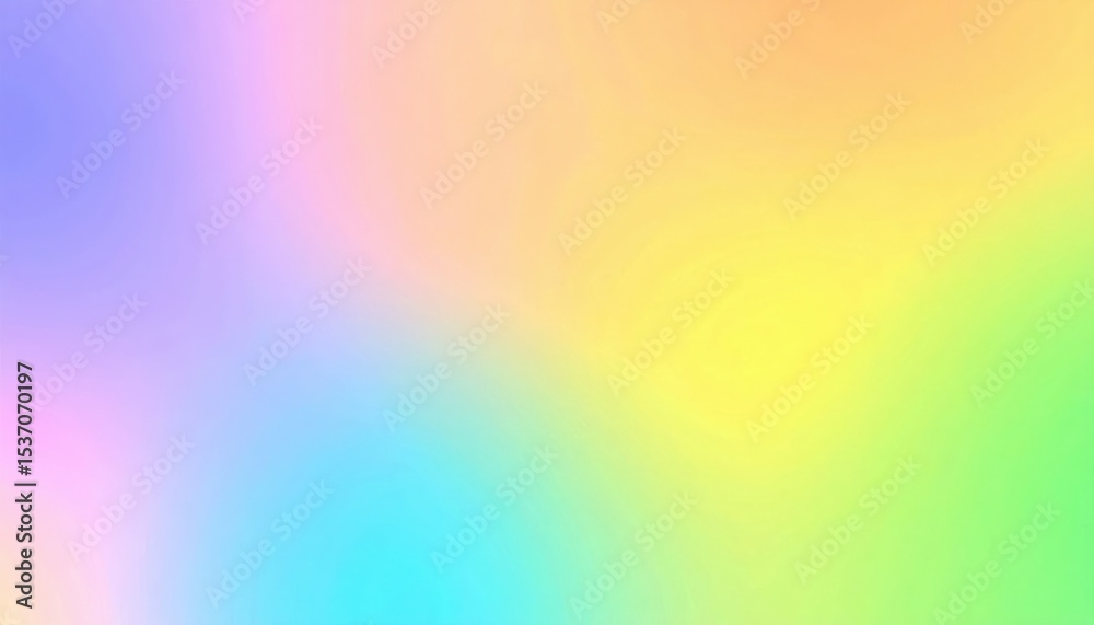 Obraz premium Chromatic Canvas: A radiant gradient of colors, seamlessly blending soft hues in a visually stunning display.