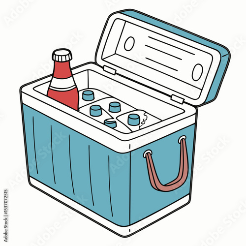 Coolers drinks bottles summer picnic party