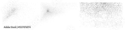 Vector Particle clusters forming abstract shapes and linear .