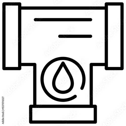 Tee Outline Icon
