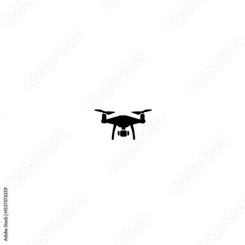 Quadcopter Illustration Modern UAV Technology
