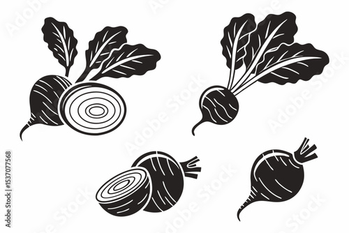 hand drawn vector illustration of vegetables