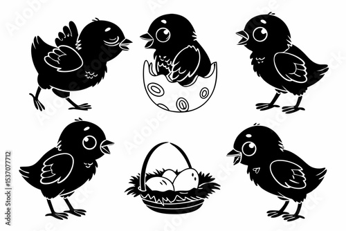 set of chicken