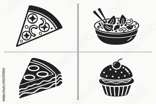 set of cakes