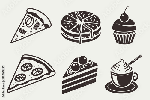 set of cakes