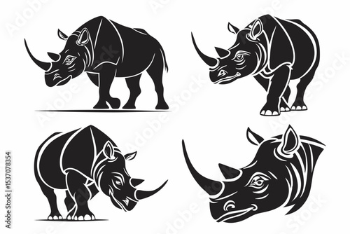 rhino vector illustration