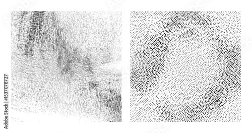 Vector Abstract dotted create a textured visual effect.
