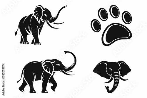 set of elephants