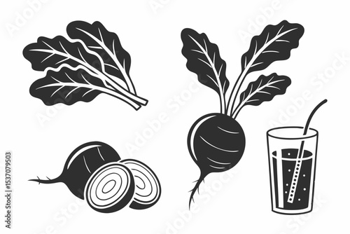 set of vegetables