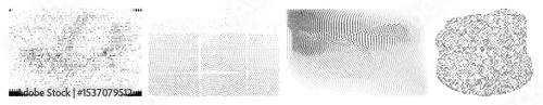 Vector Abstract vector showcase dynamic geometric arrangements and data visualization.