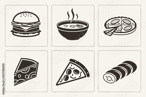 fast food icons