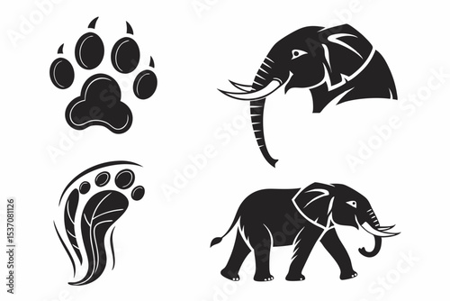 set of elephants