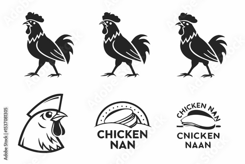 rooster and hen