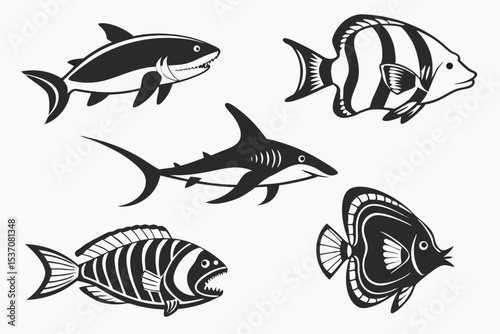 set of fish