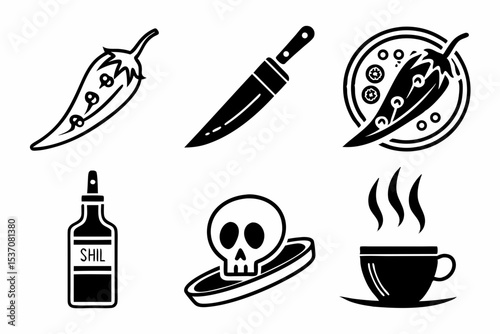 set of icons