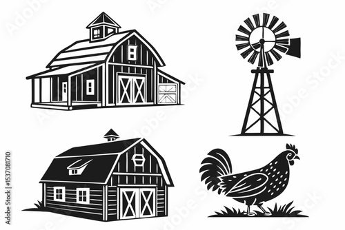 farm animals collection