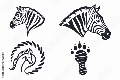 zebra vector illustration