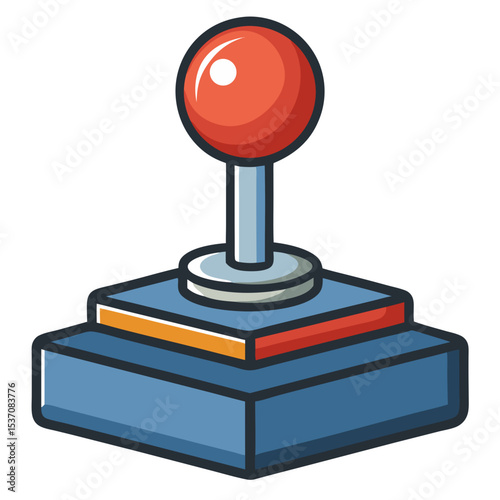joystick isolated on white background