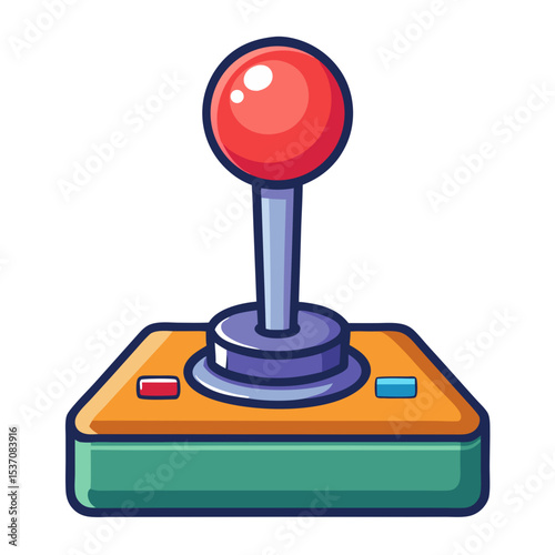 joystick isolated on white background