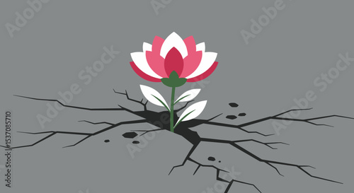 A delicate hibiscus flower, symbolizing beauty and nature, often associated with tropical climates.