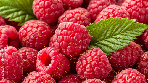 raspberry fruit background