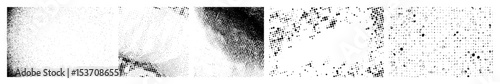 Vector Abstract scattered points form dynamic gradient .