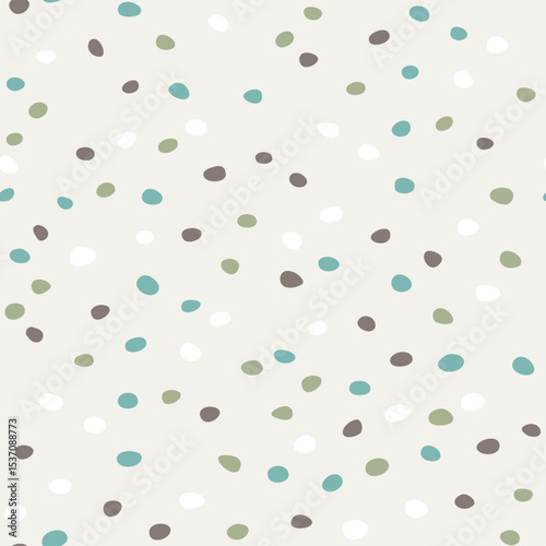 Abstract spotty seamless pattern