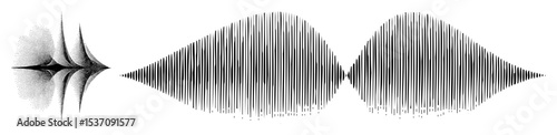 Vector Abstract wave and diverging lines create a dynamic geometric .
